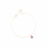 BRACCIALE 18KT CUORE NUDO ROSA