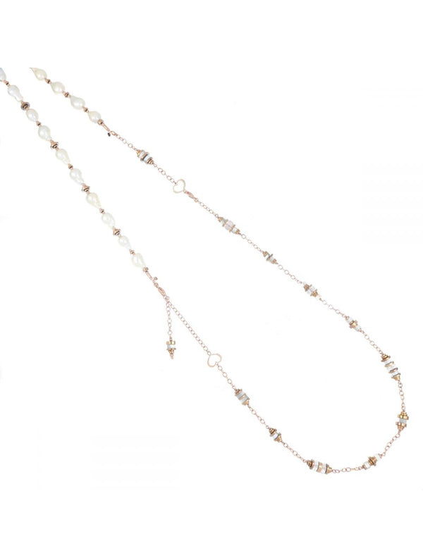 COLLANA DOPPIA PERLA SCARAMAZZA DÈCO CLPES1