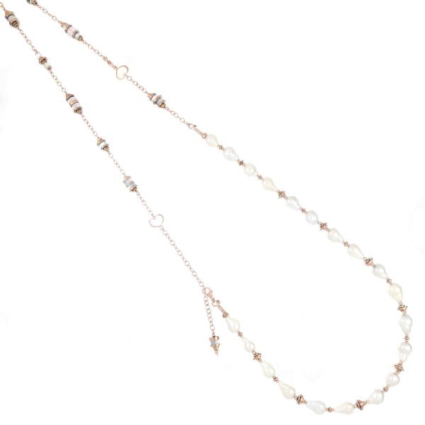 COLLANA DOPPIA PERLA SCARAMAZZA DÈCO CLPES1