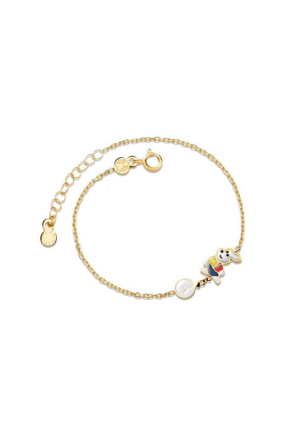 Fiabe ♡ Bracciale Oro Giallo Bianconiglio PMG094