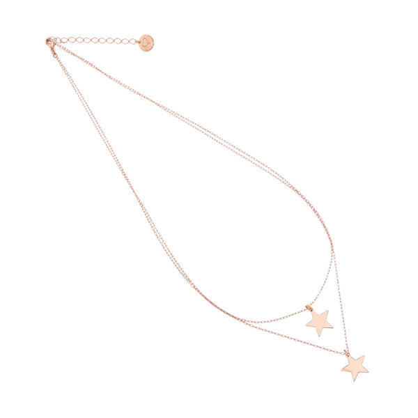 COLLANA A DOPPIO GIROCOLLO CON DUE STELLE GC003108
