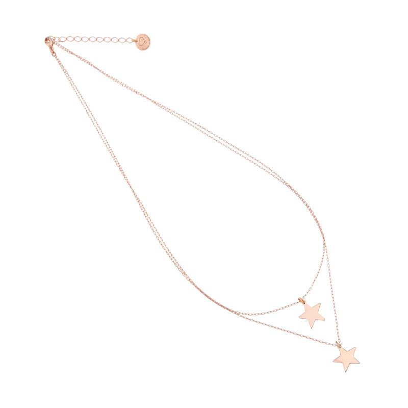 COLLANA A DOPPIO GIROCOLLO CON DUE STELLE GC003108