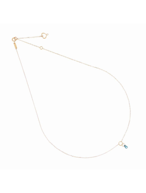 GIROCOLLO 18KT DROPS ZAFFIRO BLU GCDRPZA