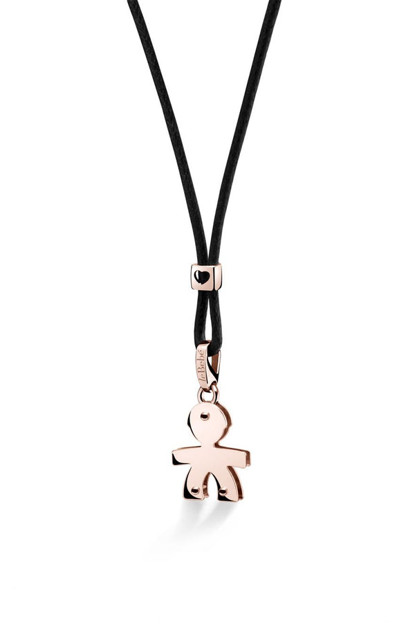 Ciondolo Cucciolo bimbo oro rosa