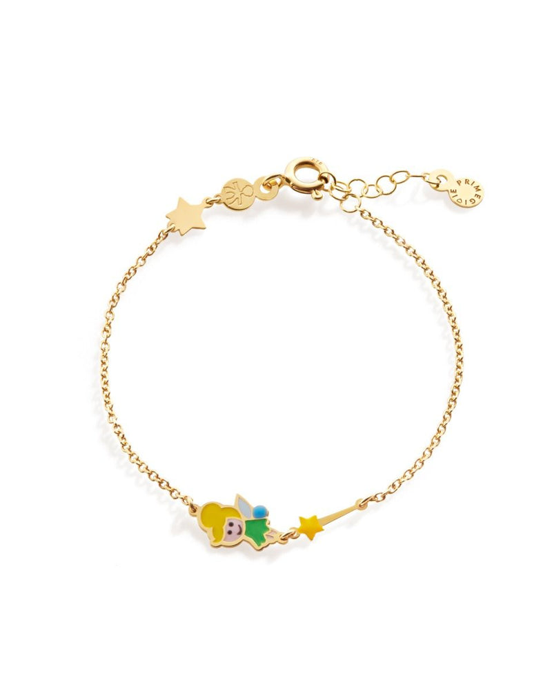 Fiabe ♡ Bracciale Oro Giallo ispirato a Campanellino PMG100