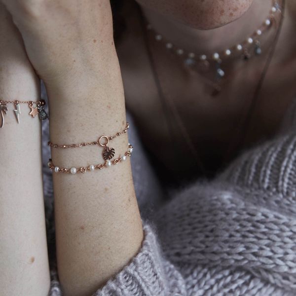 BRACCIALE ROSARIO PERLE