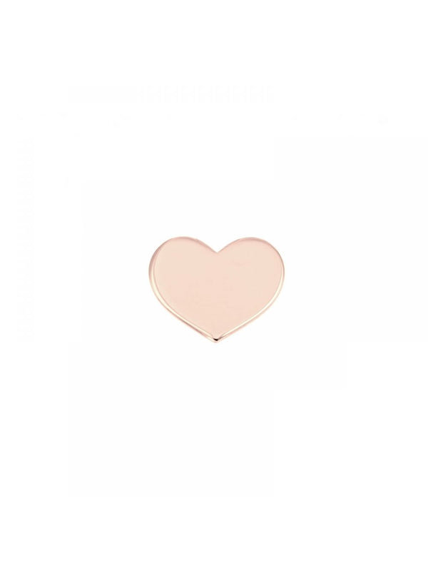 ORECCHINO SINGOLO A LOBO CUORE PICCOLO OR050C07