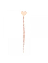 ORECCHINO SINGOLO A LOBO CON CUORE E CATENINE OR050C07CT