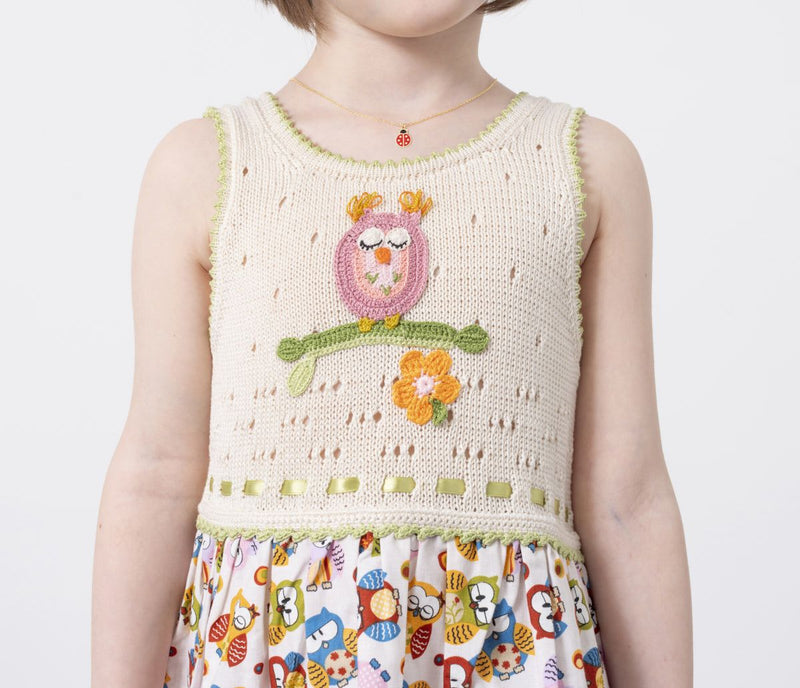 Collana in oro giallo con coccinella smaltata